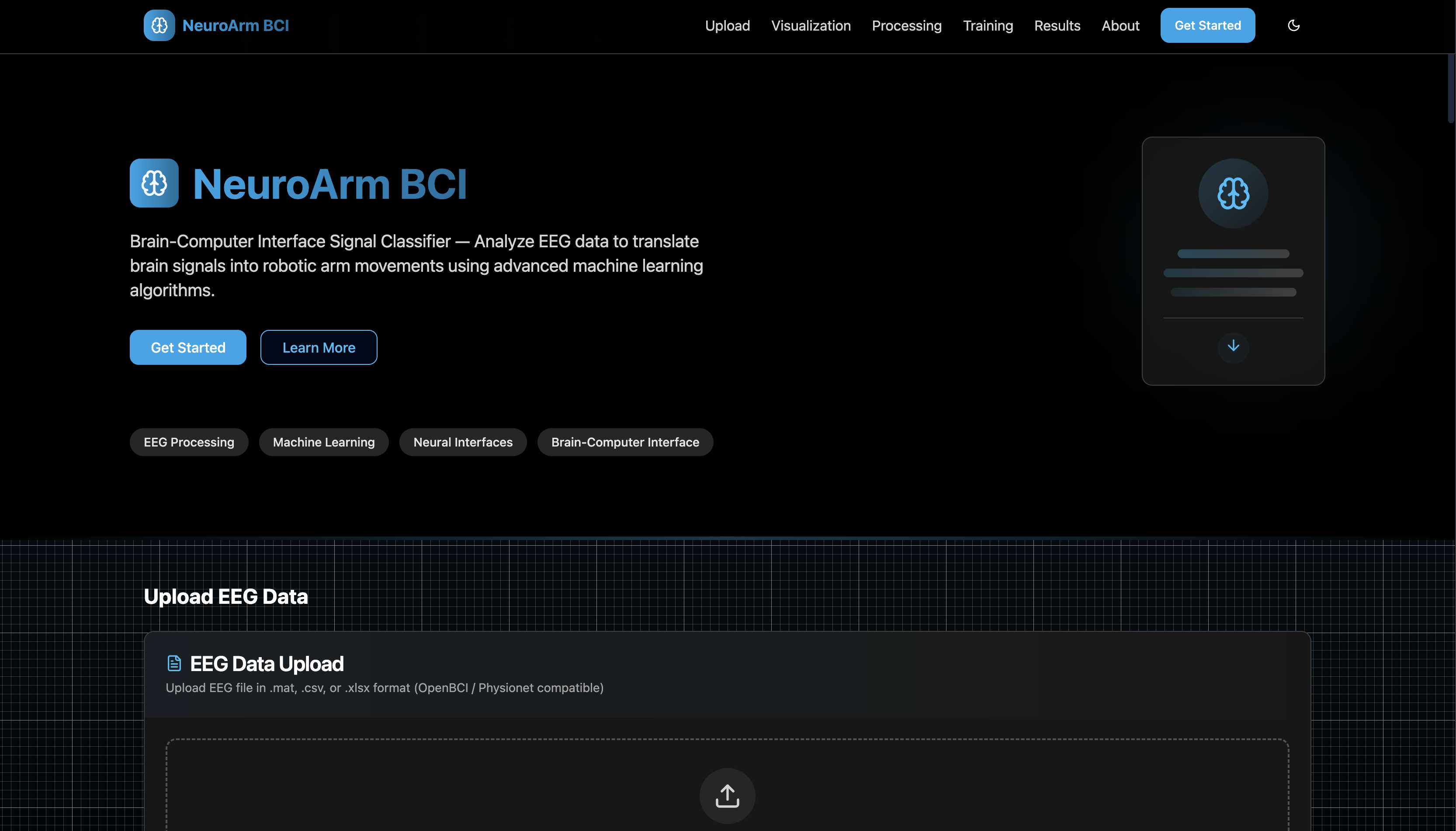 NeuroArm Signal Flow